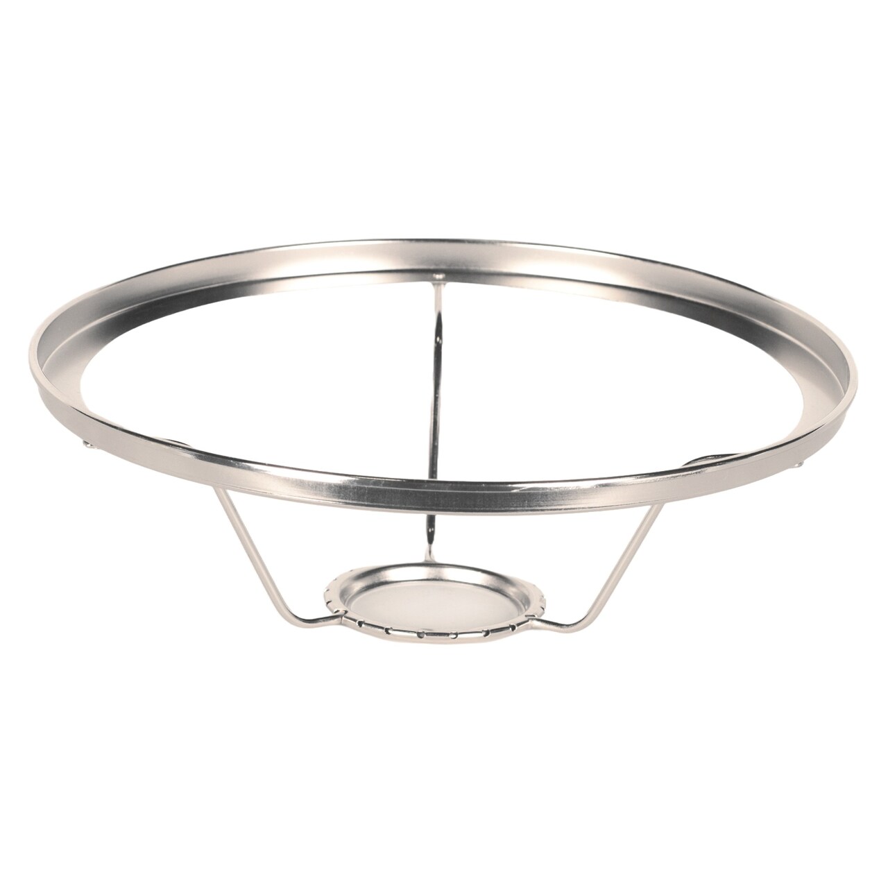 Aladdin Nickel Plated 10" Under Burner Shade Ring for Glass Shades